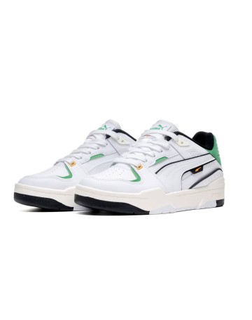 Scarpe Puma sneaker Slipstream BBall Jr white/ archive green Z24PU04 394334_01
