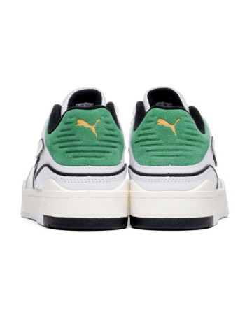 Scarpe Puma sneaker Slipstream BBall Jr white/ archive green Z24PU04 394334_01