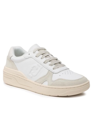 Scarpe uomo Liu-Jo sneakers Walker 01 in pelle/ suede bianco U24LJ01 7B3001