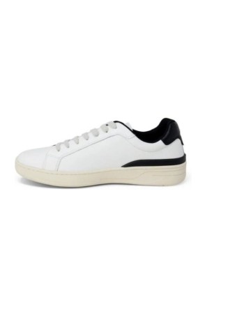 Scarpe uomo Liu-Jo sneakers Walker 02 in pelle bianco/ nero U24LJ04 7B3003