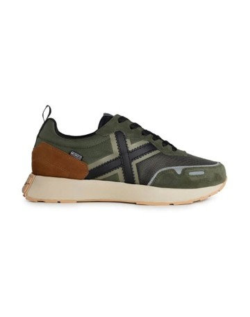Scarpe Munich sneaker running xemine 43 pelle scamosciata/ tessuto verde/ multicolor U24MU13 8907043