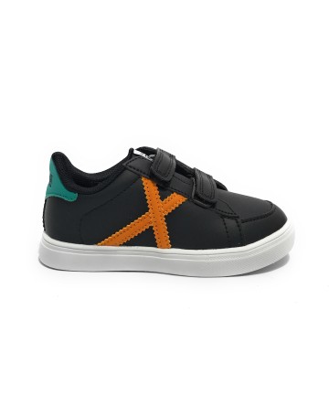 Scarpe Munich sneaker Mini Rete 36 nero/ arancione/ verde Z24MU05 8095036