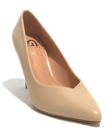 Scarpe donna décolleté Gold&gold tc 80 ecopelle beige D24GG05 GP536