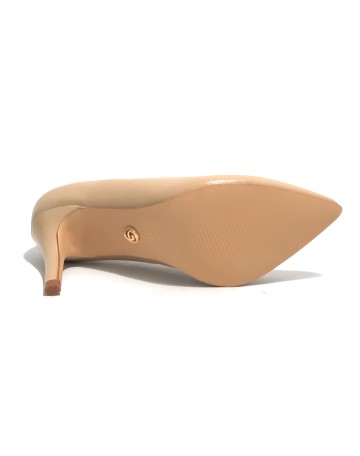Scarpe donna décolleté Gold&gold tc 80 ecopelle beige D24GG05 GP536