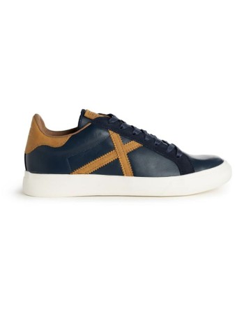 Scarpe Munich sneaker Rete 82 in pelle blu navy uomo U24MU19 8080082