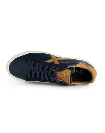 Scarpe Munich sneaker Rete 82 in pelle blu navy uomo U24MU19 8080082