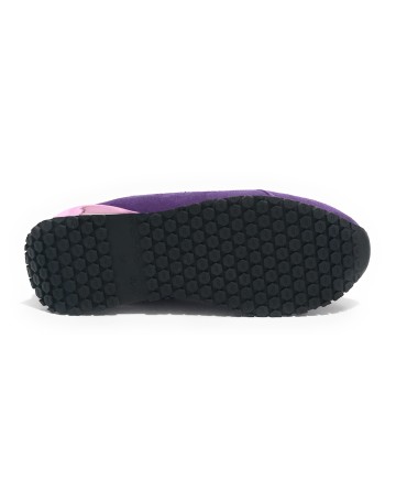 Scarpe donna Fornarina sneaker running Urraca in pelle/ nylon purple D24FN09