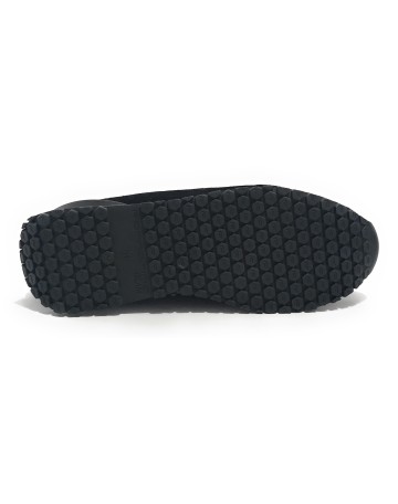 Scarpe donna Fornarina sneaker running Urraca in pelle/ nylon black D24FN10
