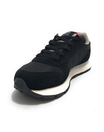 Scarpe Sun68 sneaker Boy's Tom solid suede/ nylon nero Z24SU01 Z43301T