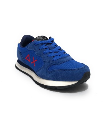 Scarpe Sun68 sneaker Boy's Tom solid suede/ nylon blu royal Z24SU05 Z43301T