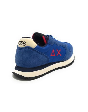 Scarpe Sun68 sneaker Boy's Tom solid suede/ nylon blu royal Z24SU05 Z43301T