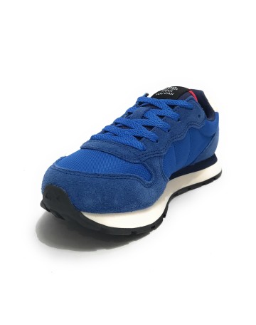 Scarpe Sun68 sneaker Boy's Tom solid suede/ nylon blu royal Z24SU05 Z43301T