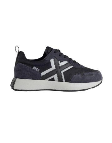 Scarpe donna Munich sneaker Xemine 51 in pelle/ tessuto blue navy/ nero D24MU10 8907051