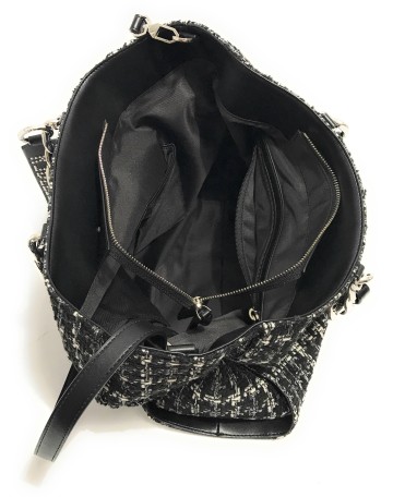 Borsa donna Rebelle a mano/ tracolla  Shopping S Fantasy tessuto black B24RE31 1WRE246