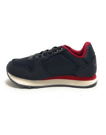 Scarpe US Polo sneaker Nobik 011 ecosuede/ nylon blu Z24UP01