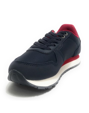 Scarpe US Polo sneaker Nobik 011 ecosuede/ nylon blu Z24UP01