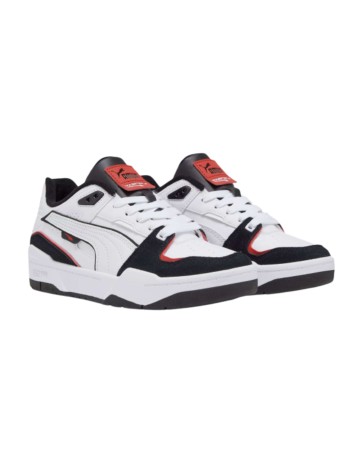 Scarpe Puma sneaker Slipstream BBall Jr white/ black Z24PU09 394337_01