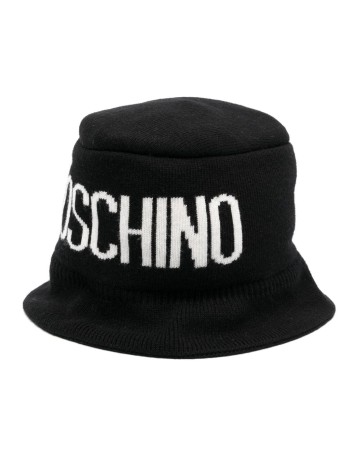 Berretto cloche unisex Moschino nero C24MO34 65359