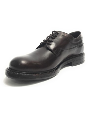 Scarpe uomo francesina in pelle dark brown U24EL03 1404