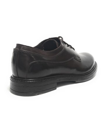Scarpe uomo francesina in pelle dark brown U24EL03 1404