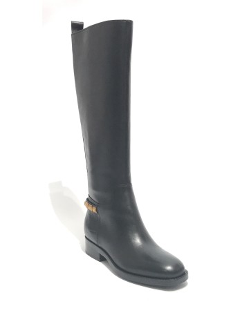 Scarpe donna Guess stivale Bossy pelle black D24GU46 FL8YOLEA11