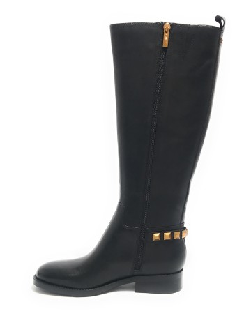 Scarpe donna Guess stivale Bossy pelle black D24GU46 FL8YOLEA11