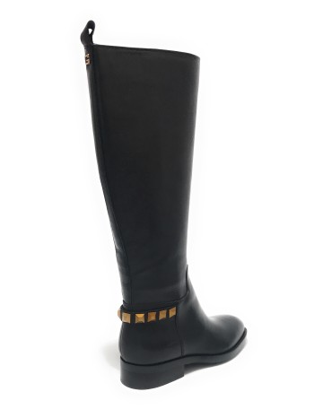 Scarpe donna Guess stivale Bossy pelle black D24GU46 FL8YOLEA11