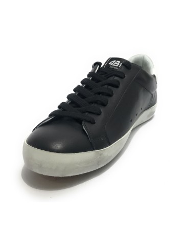 Scarpe uomo 4B12 sneakers in pelle black/ white U24QB17 SUPRIME-U.C01