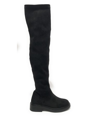 Scarpe donna Gold&gold stivale tessuto nero D24GG33 GR412