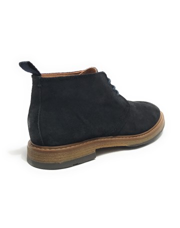 Polacchino uomo  in pelle scamosciata navy U24EL07 1006