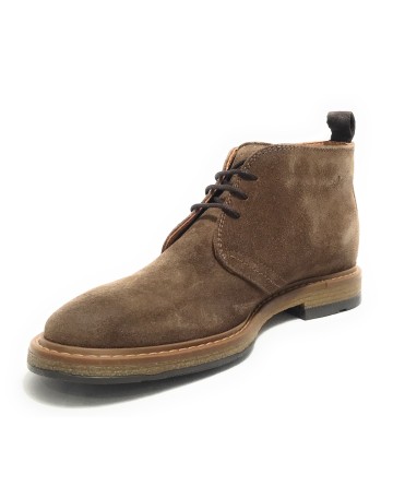 Polacchino uomo  in pelle scamosciata taupe U24EL08 1006
