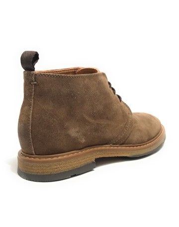 Polacchino uomo  in pelle scamosciata taupe U24EL08 1006