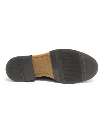 Polacchino uomo  in pelle scamosciata dark brown U24EL09 1006