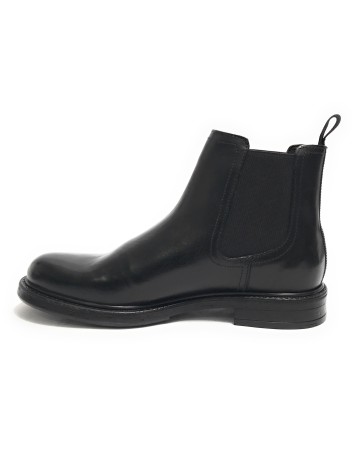 Stivaletto beatles uomo Elite in pelle nero U24EL05 1399