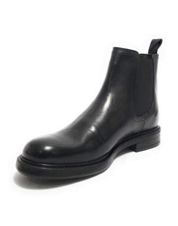 Stivaletto beatles uomo Elite in pelle nero U24EL05 1399