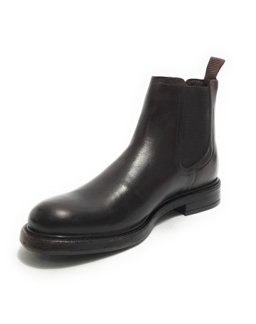Stivaletto beatles uomo Elite in pelle dark brown U24EL06 1399