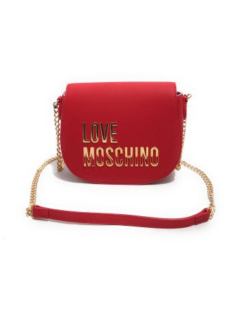 Borsa donna Love Moschino tracolla round rosso B24MO142 JC4194