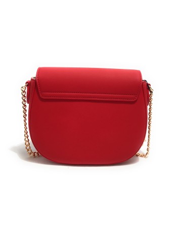 Borsa donna Love Moschino tracolla round rosso B24MO142 JC4194
