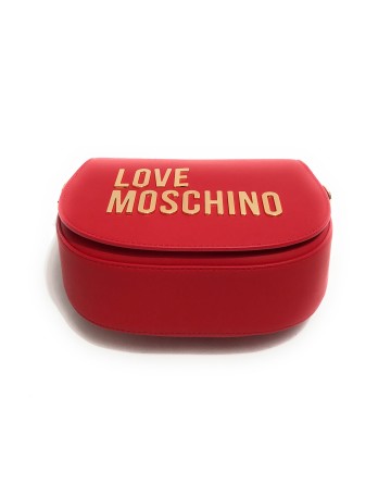 Borsa donna Love Moschino tracolla round rosso B24MO142 JC4194