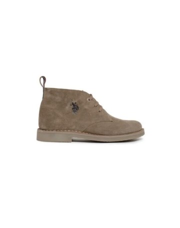 Polacchino uomo Us Polo MUST005M in pelle scamosciata beige U24UP19