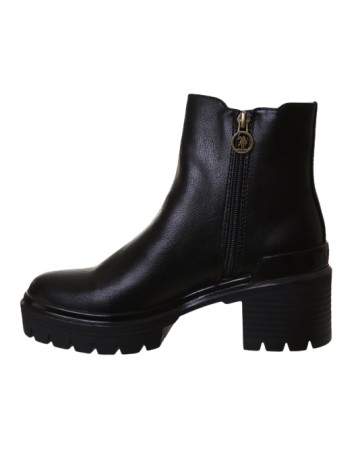 Scarpe donna stivaletto con tacco US Polo Haley 002 in ecopelle nero D24UP04