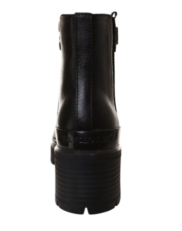 Scarpe donna stivaletto con tacco US Polo Haley 002 in ecopelle nero D24UP04