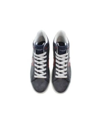 Scarpe U.S. Polo sneaker alto Tymes005 in ecopelle dark blue uomo U24UP26