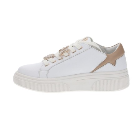 Scarpe donna sneaker Emanuélle Vee white/ beige D24EV17 432P-800-15-P003