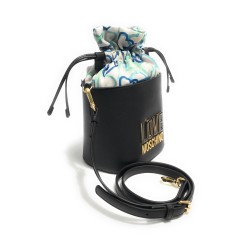 Borsa donna Love Moschino secchiello a tracolla nero BS24MO48 JC4211