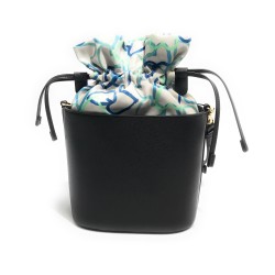 Borsa donna Love Moschino secchiello a tracolla nero BS24MO48 JC4211