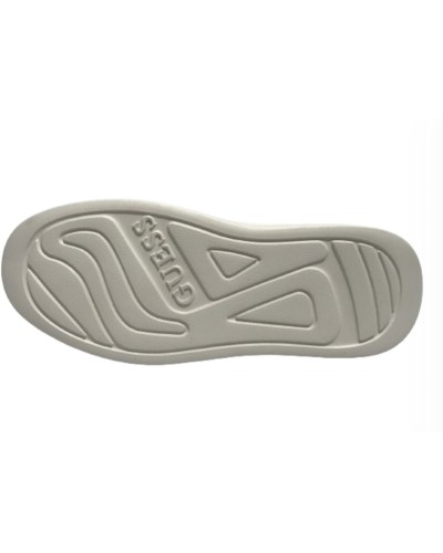 Scarpe  Guess sneaker Elbina in pelle white/ silver DS24GU22 FLPVIBLEP12