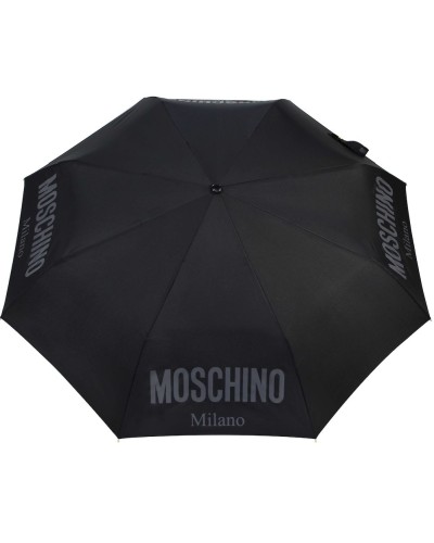 Ombrello open / close  Moschino New Metal Logo Black O20MO01