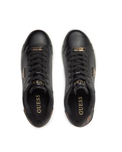 Scarpe donna sneaker platform Guess Willen in pelle black DS24GU30 FLPWLLELE12