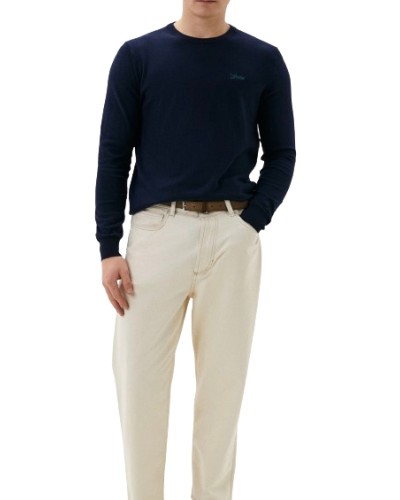 Pullover uomo Guess girocollo Benjamin sweater blu ES24GU09 M4RR05Z33R1